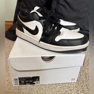 Nike Air Jordan Low Black and White Shoes